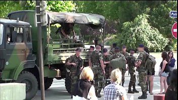 play the military fucked in Paris several crazy crows after the penis