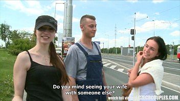 play Client approached the public and fucked by two teenage bitches